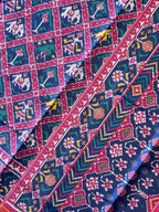 Pink Manekchowk Design Handwoven Patola Silk Saree