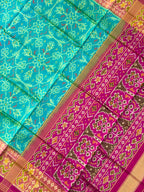 Handwoven Patola Silk Saree Chabadi Design