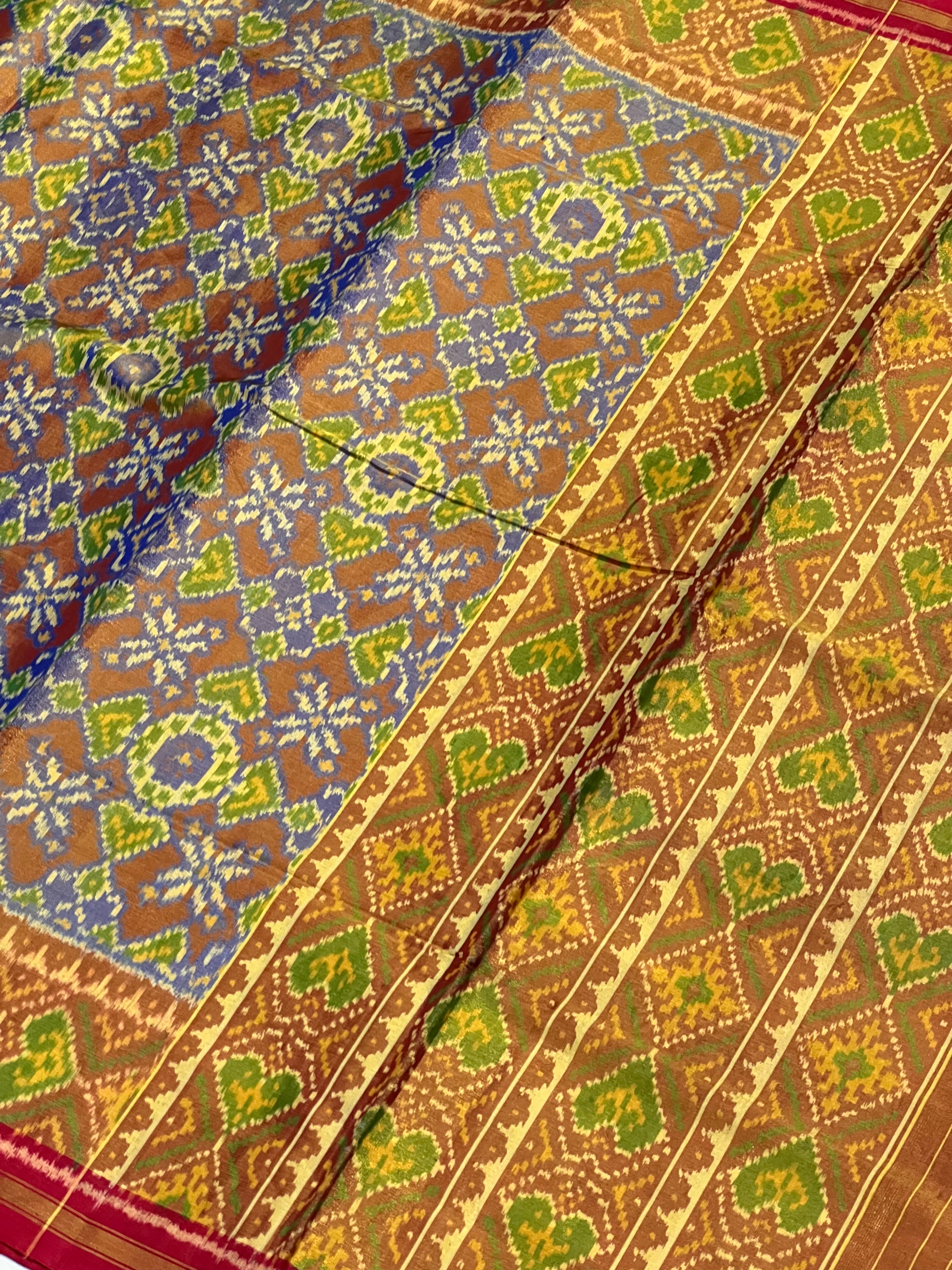 Tissue Double Zari Patola Saree