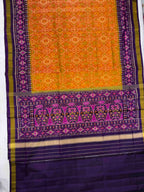 Navratna-Manekchowk Design Handwoven Patola Silk Saree
