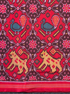 Big Motif Design Handwoven Patola Silk Saree