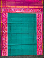 Plain Gala Border Handwoven Patola Dupatta