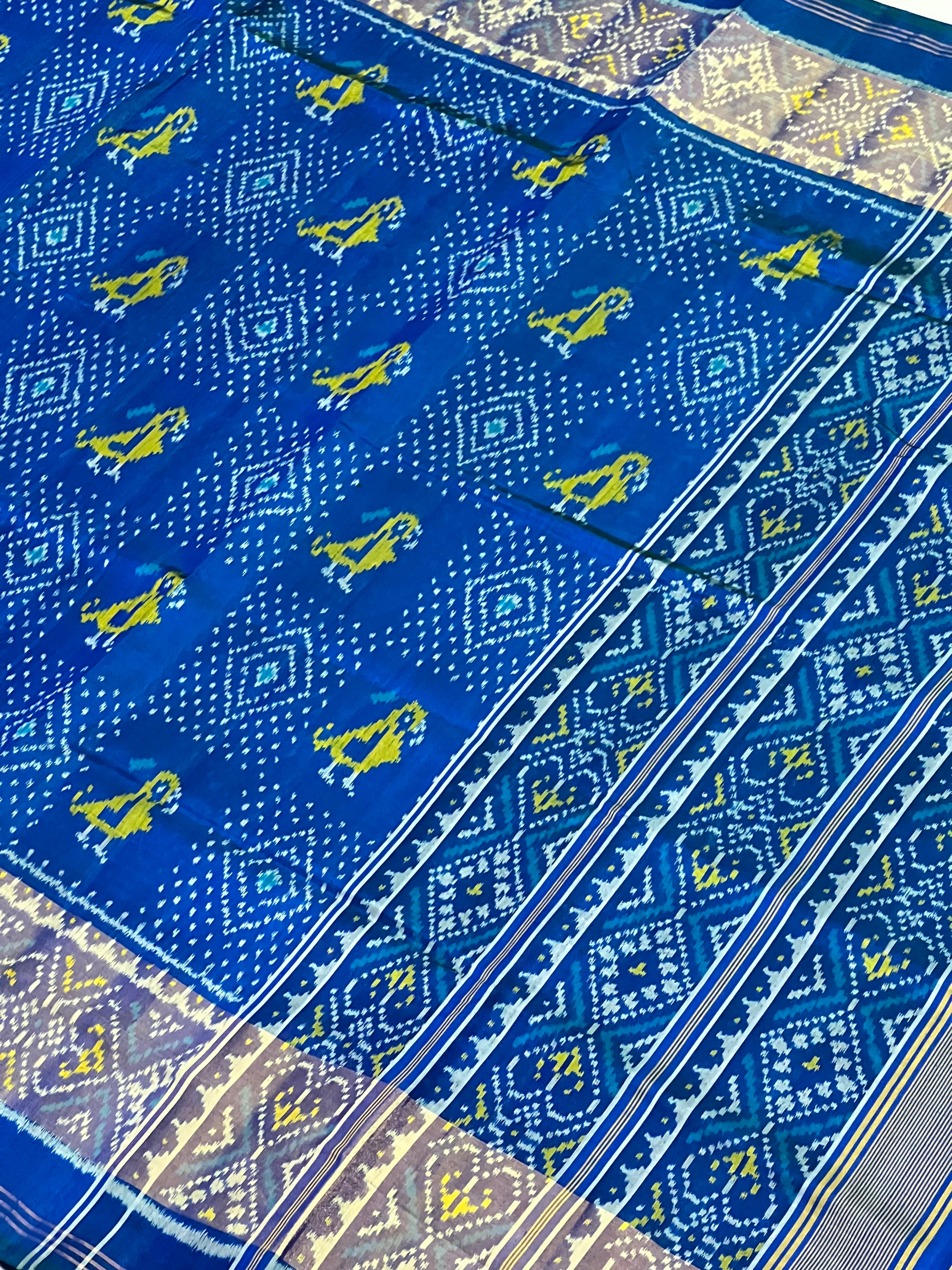 Traditional Design Handwoven Patola Silk Saree