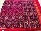 Handwoven Patola Silk Saree Multi Motif