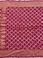 Georgette Bandhej Saree