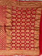 Georgette Bandhej Saree