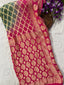 Georgette Bandhej Saree