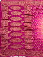 Georgette Bandhej Saree