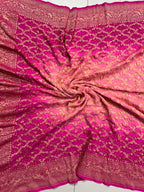 Georgette Bandhej Saree