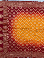 Georgette Bandhej Saree