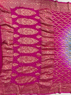 Georgette Bandhej Saree