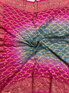 Georgette Bandhej Saree