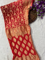 Georgette Bandhej Saree