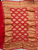 Georgette Bandhej Saree