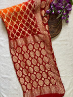 Georgette Bandhej Saree