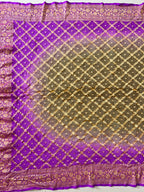 Georgette Bandhej Saree