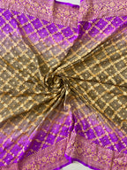 Georgette Bandhej Saree