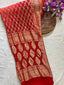 Georgette Bandhej Saree