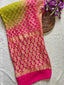 Georgette Bandhej Saree