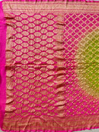 Georgette Bandhej Saree