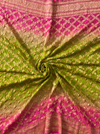 Georgette Bandhej Saree