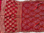 Gaji Silk Bandhej Saree