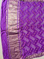 Gaji Silk Bandhej Saree