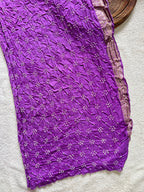 Gaji Silk Bandhej Saree