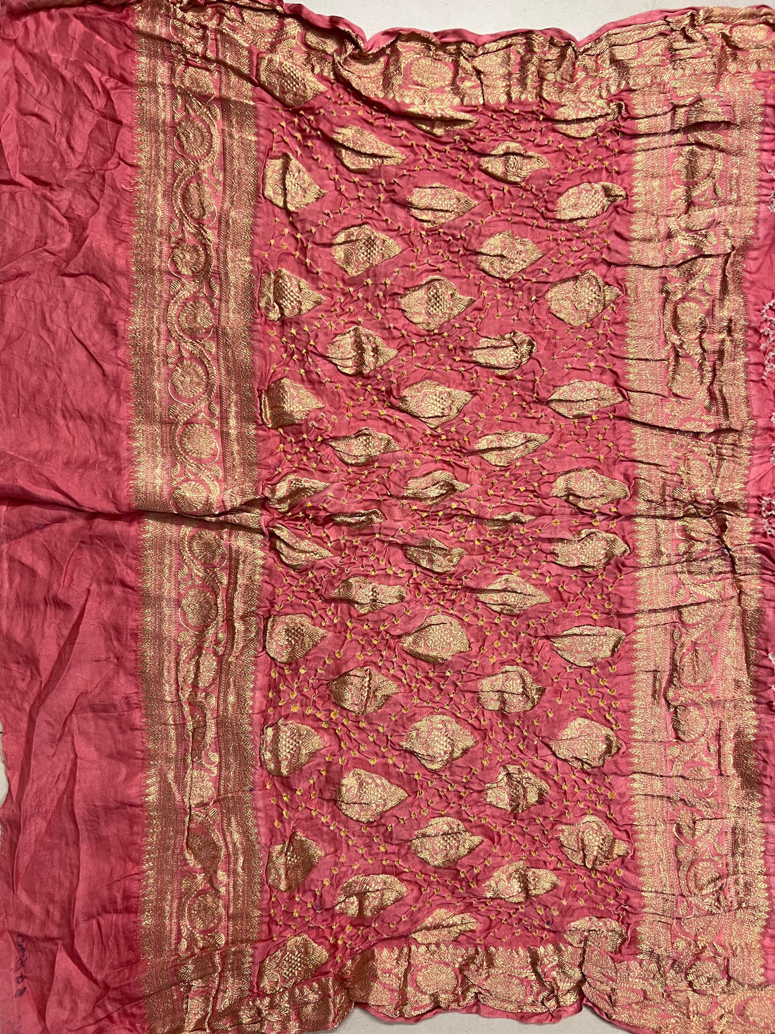 Gaji Silk Bandhej Saree