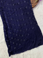 Gaji Silk Bandhej Saree