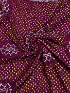 Gaji Silk Bandhej Saree