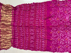 Gaji Silk Bandhej Saree