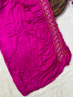 Gaji Silk Bandhej Saree