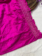 Gaji Silk Bandhej Saree