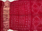 Gaji Silk Bandhej Saree