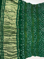 Gaji Silk Bandhej Saree