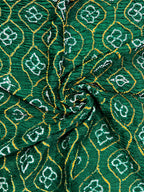 Gaji Silk Bandhej Saree