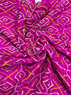 Gaji Silk Bandhej Saree