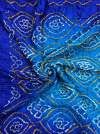 Gaji Silk Bandhej Saree