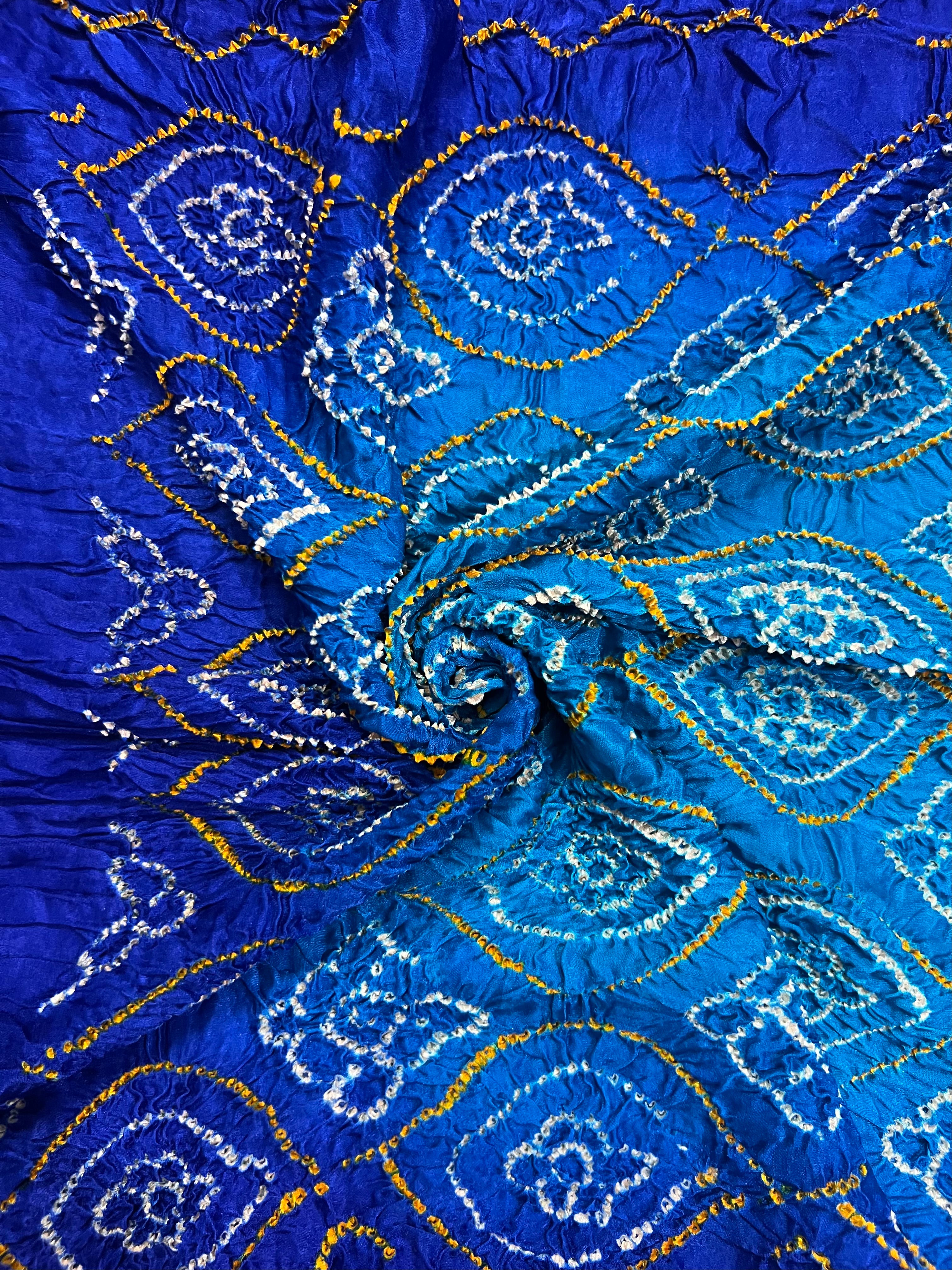 Gaji Silk Bandhej Saree