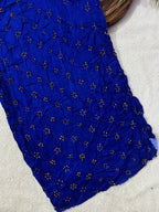 Gaji Silk Bandhej Saree