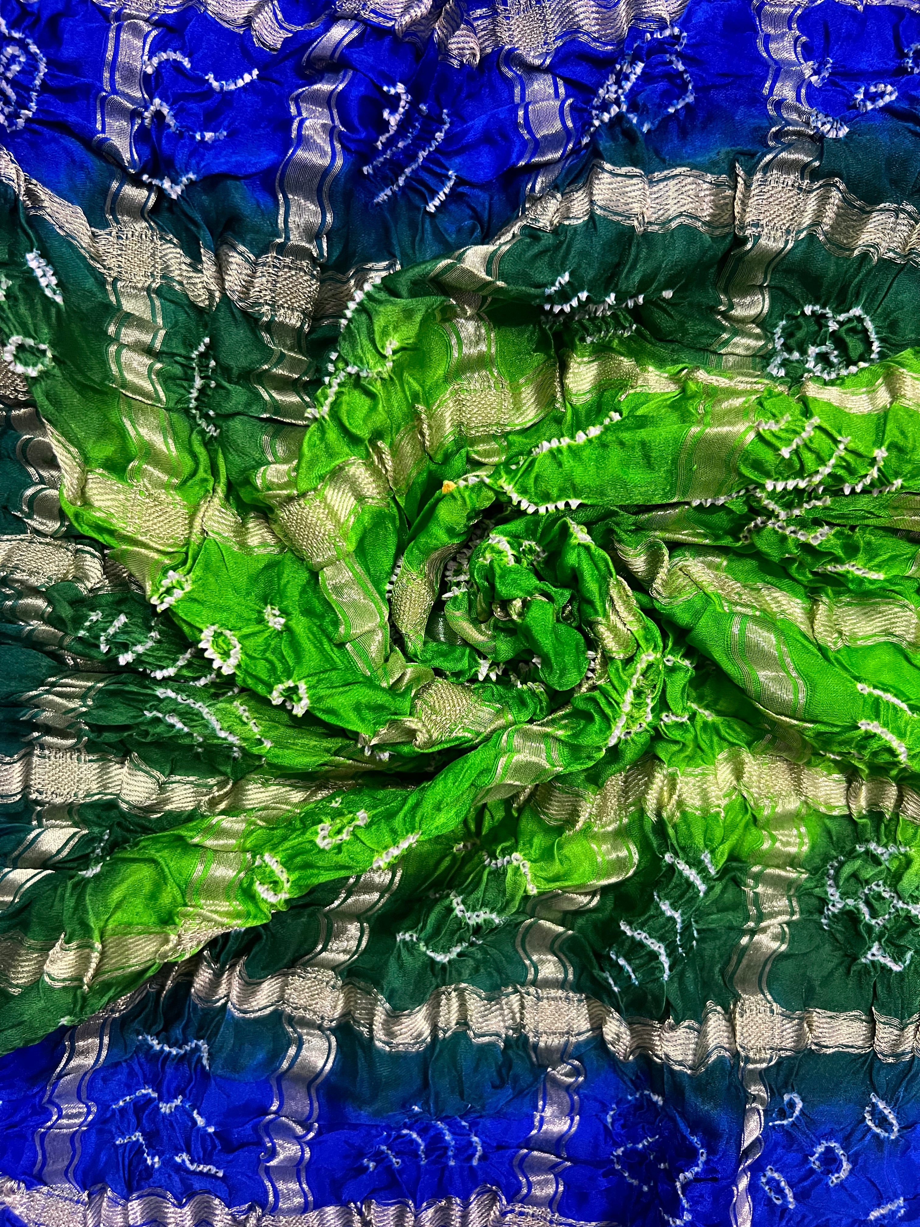 Gaji Silk Gharchola Bandhej Saree