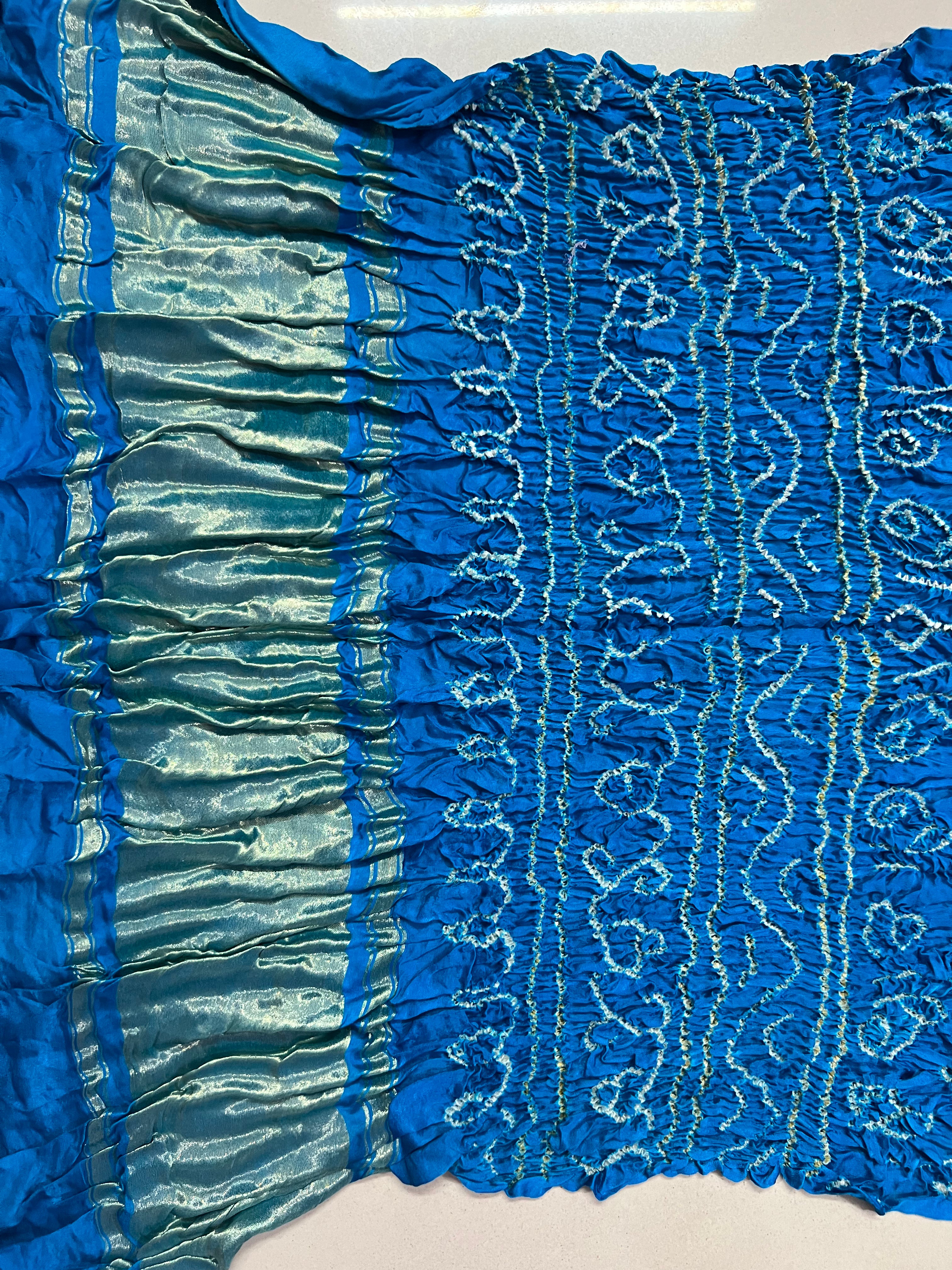 Gaji Silk Gharchola Bandhej Saree