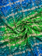 Gaji Silk Gharchola Bandhej Saree