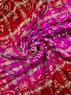 Gaji Silk Gharchola Bandhej Saree