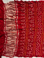 Gaji Silk Gharchola Bandhej Saree