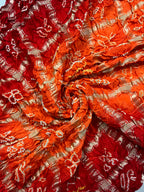 Gaji Silk Gharchola Bandhej Saree