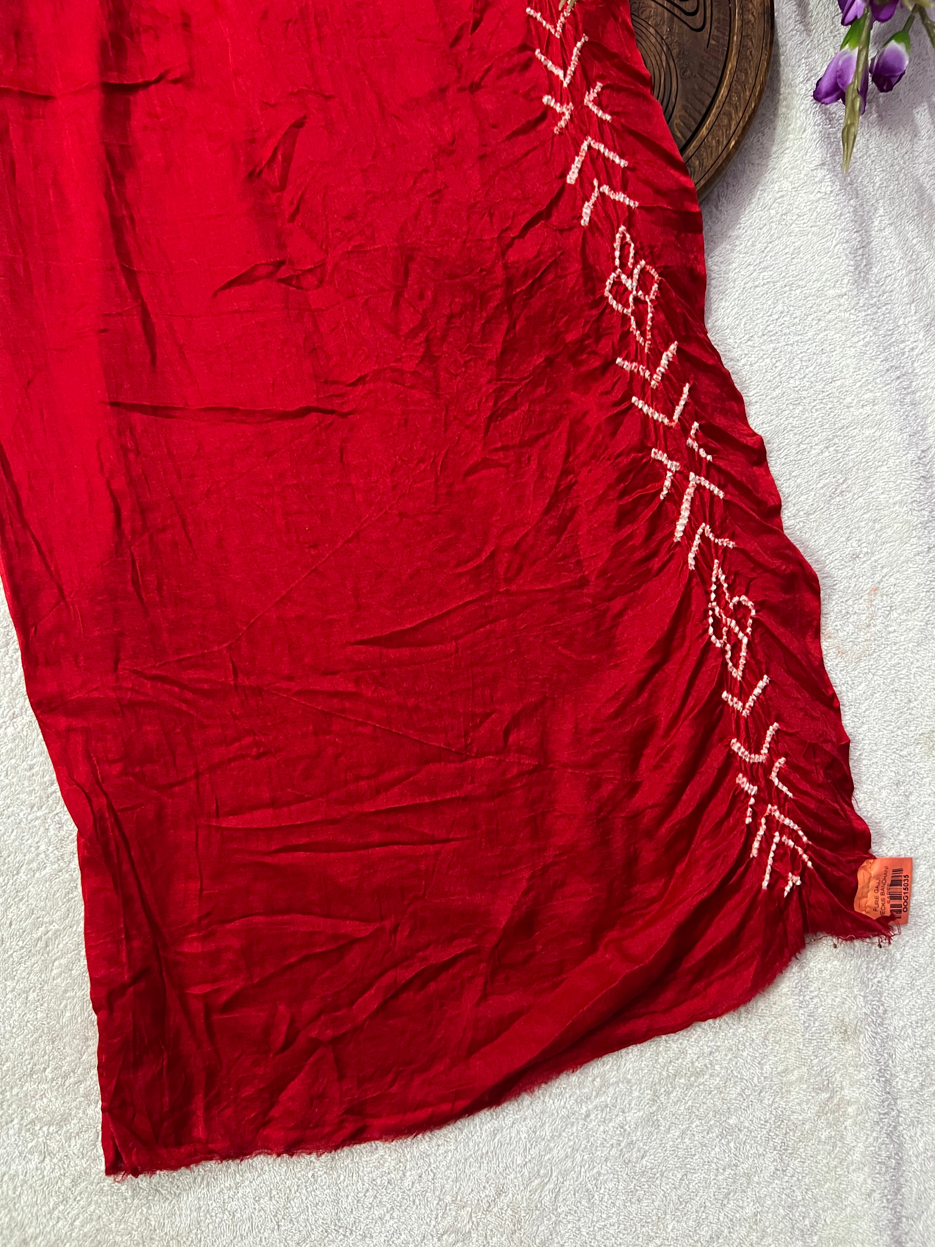 Gaji Silk Gharchola Bandhej Saree