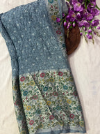 Tussar Bandhej Saree