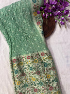 Tussar Bandhej Saree